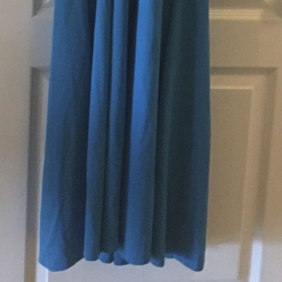 Blue color dress with sequins - Picture 8 of 8